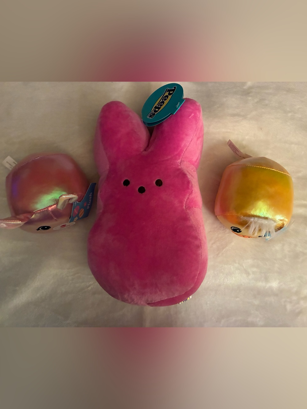 Peeps, Shiny Bunny & Shiny Chick Stuffed Toys